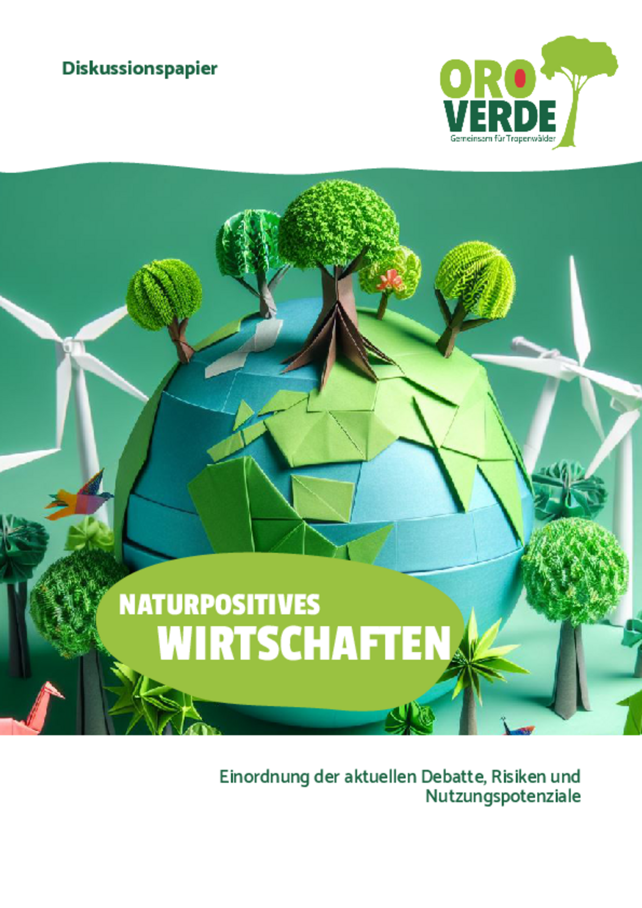Naturpositives Wirtschaften - Diskussionspapier
