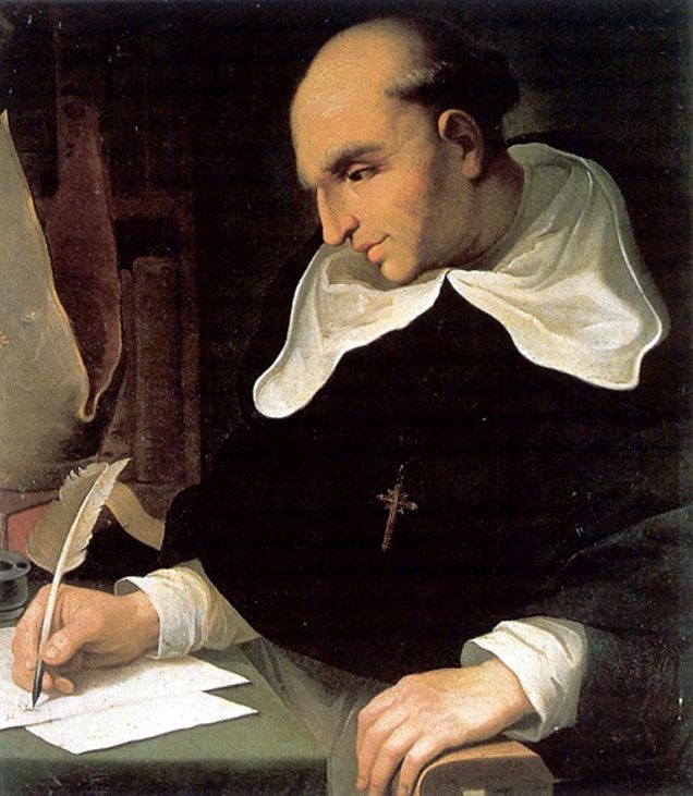 Portrait of Bartolomé de Las Casas (c.1484 - 1566). Quelle: Wikimedia: National Geographic & Álvaro Huerga, Bartolomé de Las Casas: Vie et œuvres.