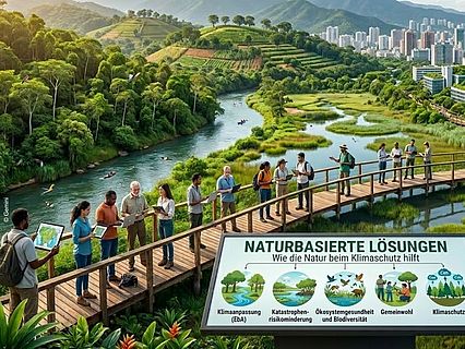 Naturbasierte Lösungen für Mensch und Natur. Antworten auf viele Fragen.