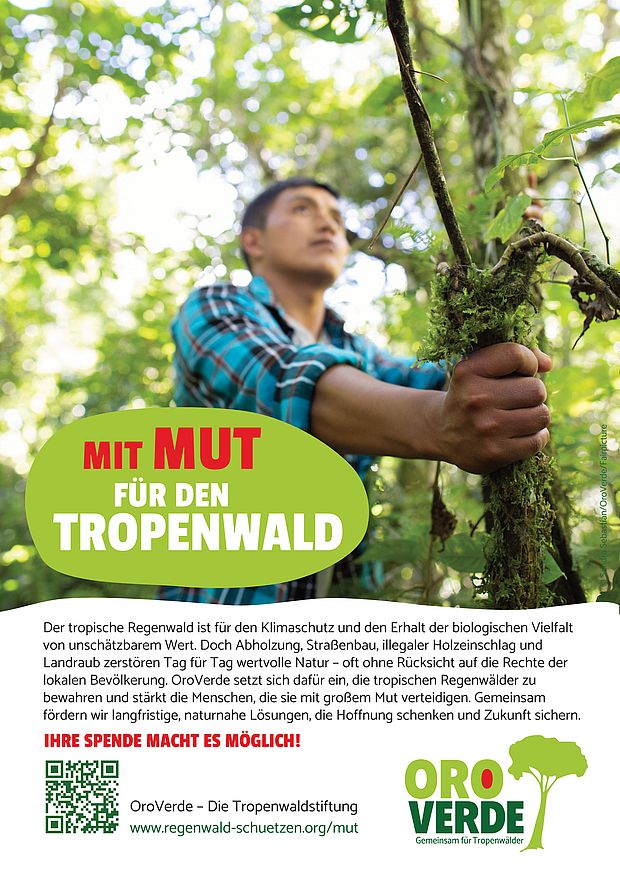 Mit Mut für den Tropenwald Freianzeige