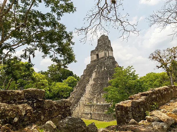 Maya-Stadt Tikal in Guatemala