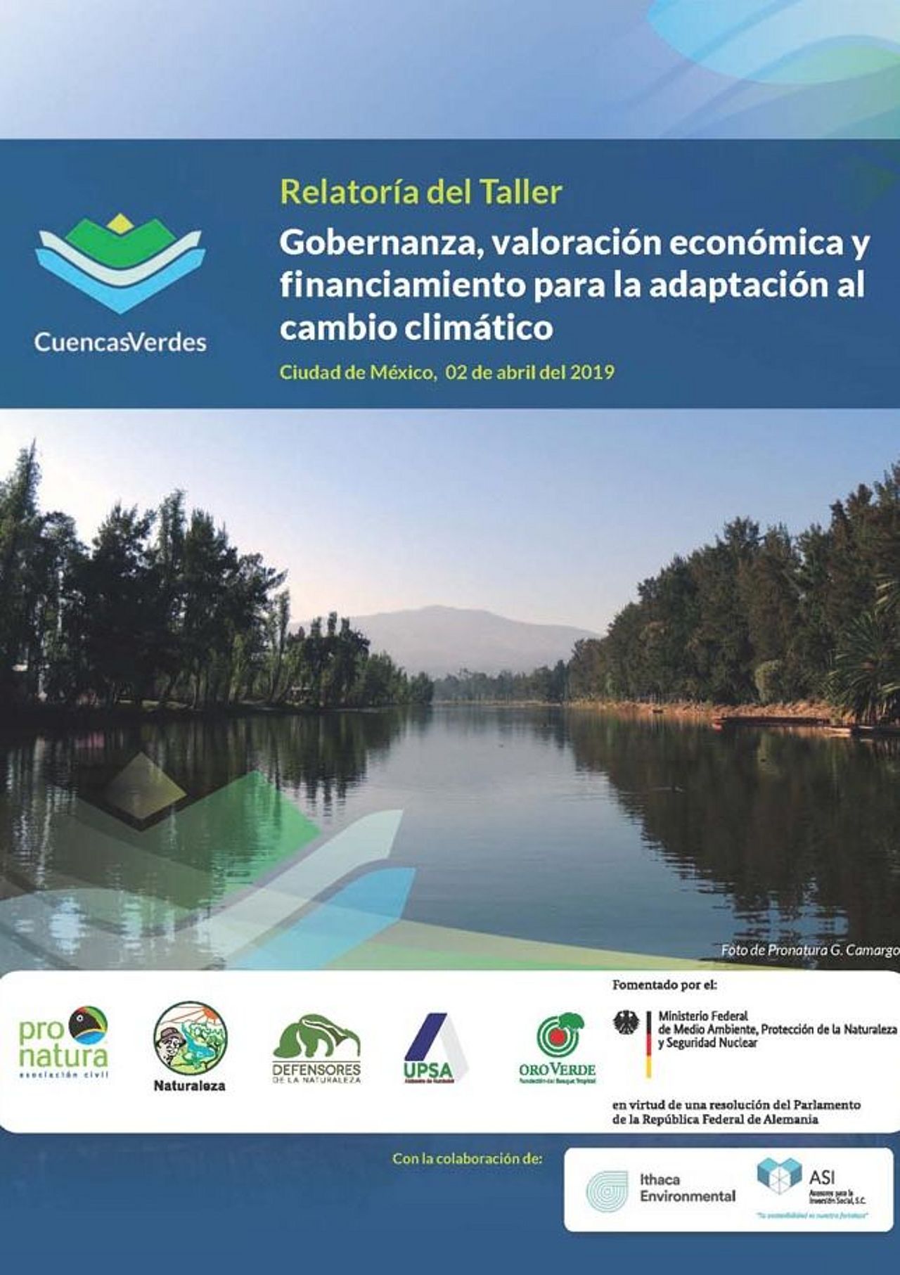 Gobernanza, valoración económica y financiamiento para la adaptación al cambio climático (PDF)