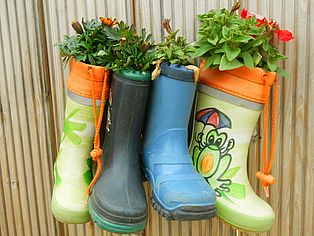Hinterm Tellerrand beginnt die Welt: Stiefelpflanzen ©OroVerde