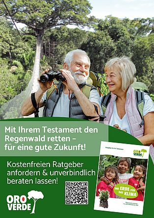 Freianzeige: Mit Ihrem Testament den Regenwald retten