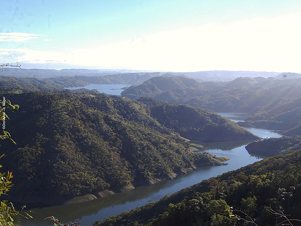 Das Bild zeigt eine Regenwald Landschaft ©OroVerde –J. Rüger