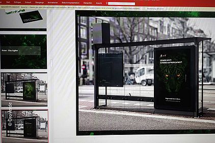 Kampagnenbild OroVerde Kampangenbild für die City-Lights Poster an Bus- und Bahnhaltestellen