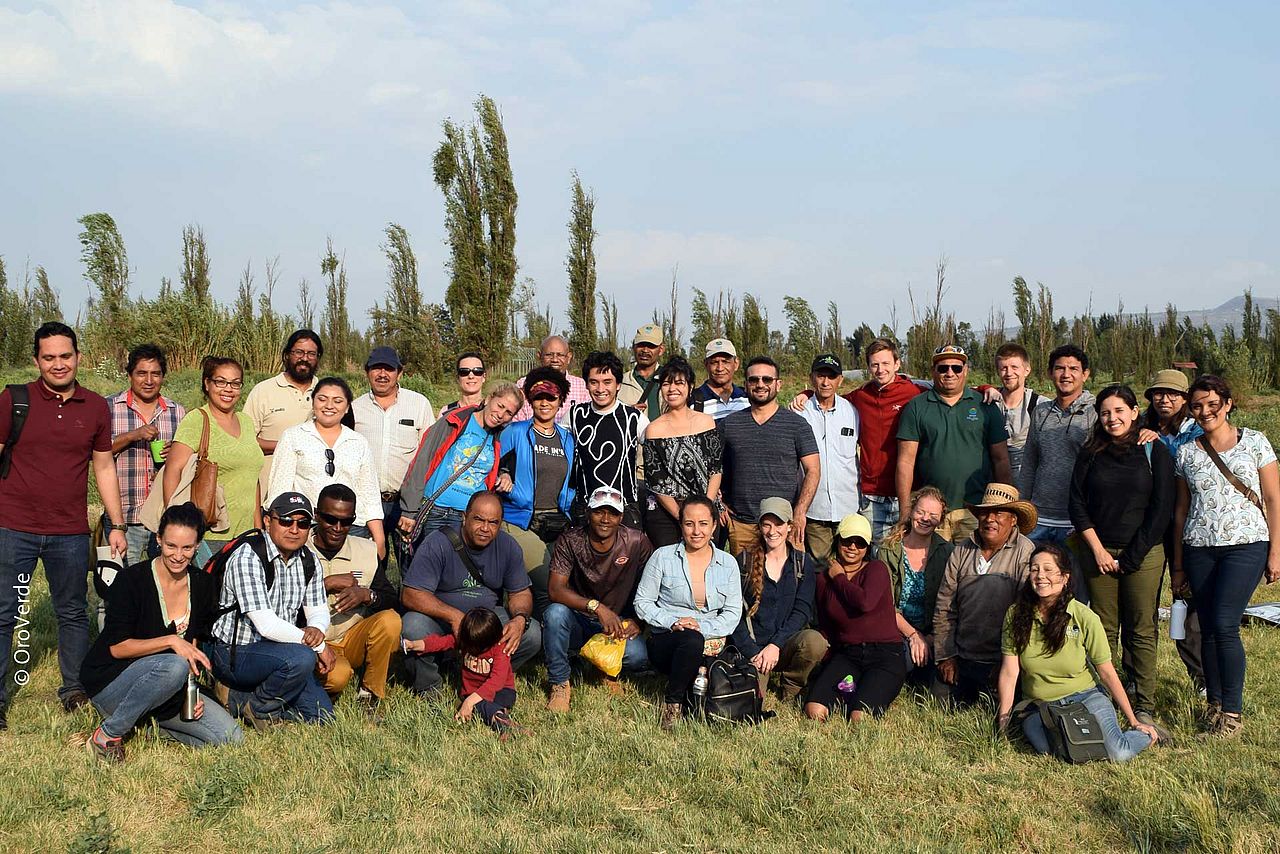 Teilnehmer des Workshops zum Wasserwald-Projekt. ©OroVerde