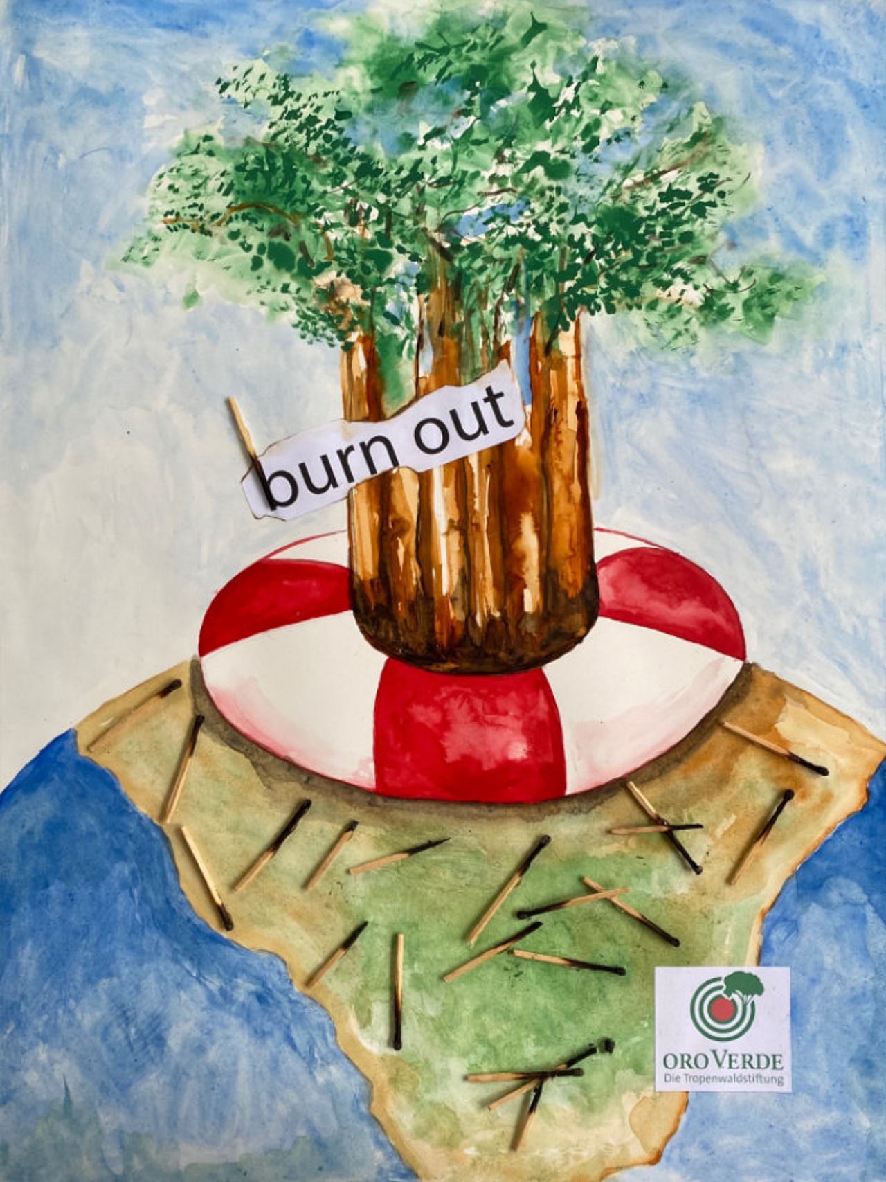 „Burn out" von Lilli Z. von der Philipp-Reis-Schule Friedrichsdorf 
