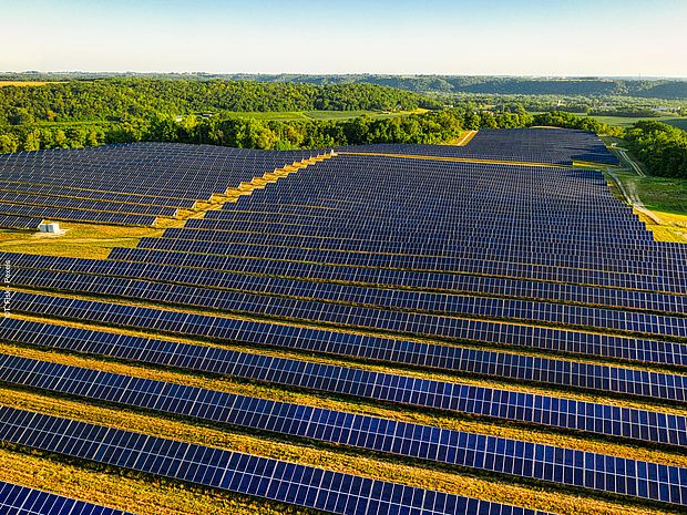 Solaranlagen in der Sonne 