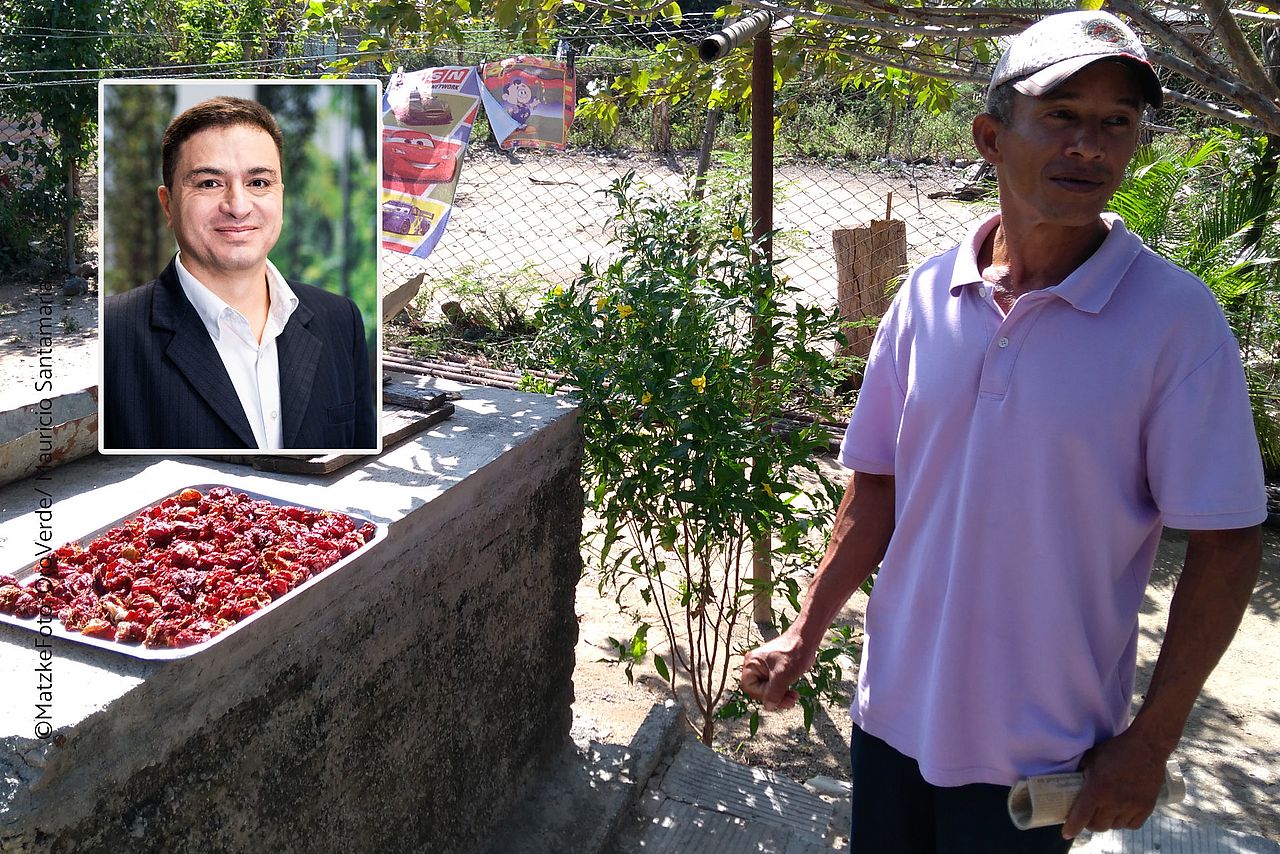 Interview mit Armando León Peréz ist Bauern aus der Gemeinde Riito über die Situation und den Projektfortschritt im WasserWald-Projekt.