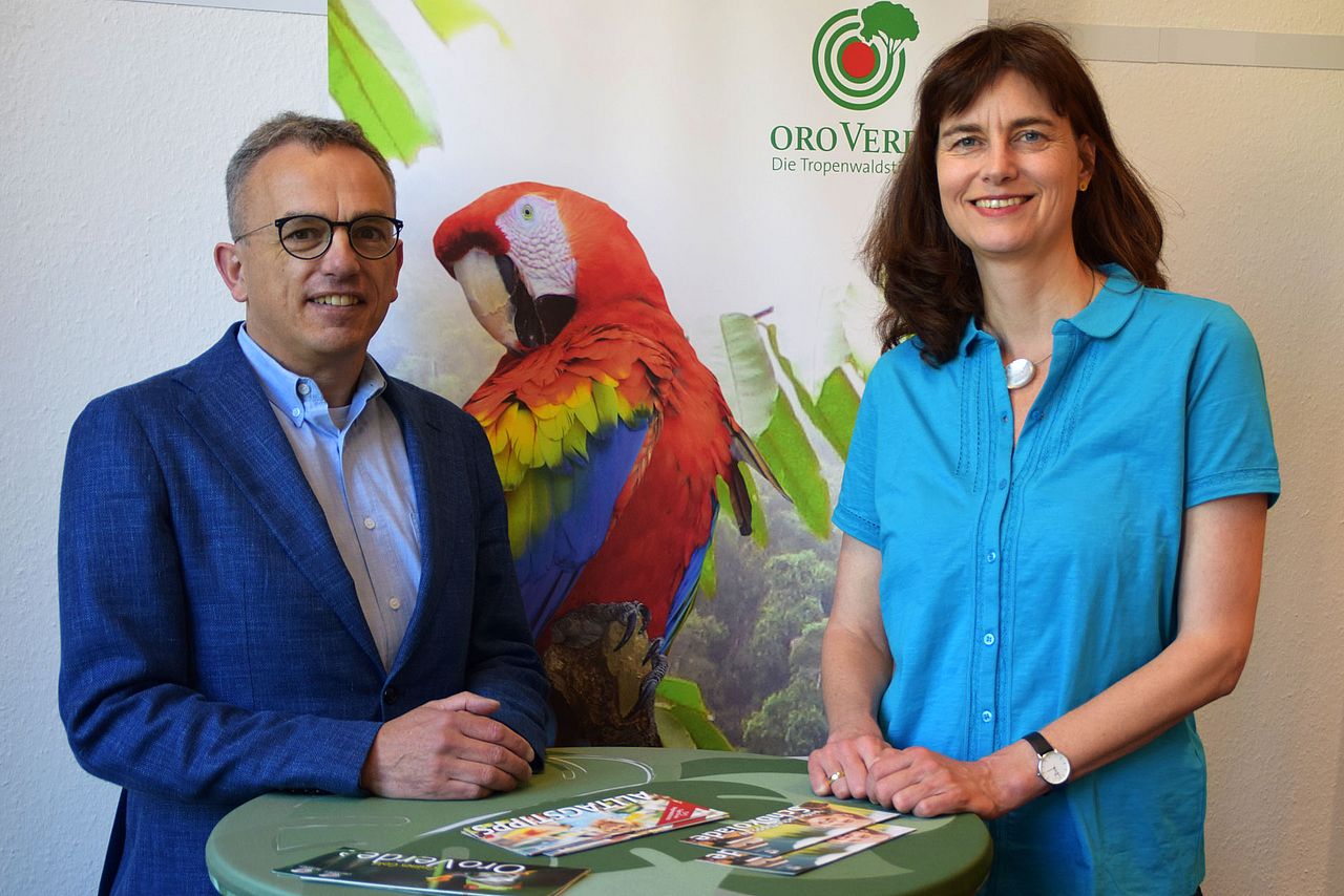 Alexandra Geese - Bündnis90/Die Grünen zu Besuch bei OroVerde Über den Tropenwaldschutz informieren: Alexandra Geese zu Besuch bei OroVerde