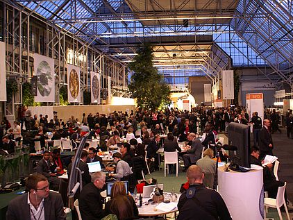 Tausende von Menschen sind auf den Klimakonferenzen unterwegs, hier COP15 in Kopenhagen