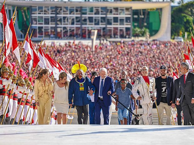 Der Präsident der Republik, Luiz Inácio Lula da Silva, tritt sein Amt als 39. Präsident Brasiliens an. ©Ricardo Stuckert/PR https://creativecommons.org/licenses/by/2.0/