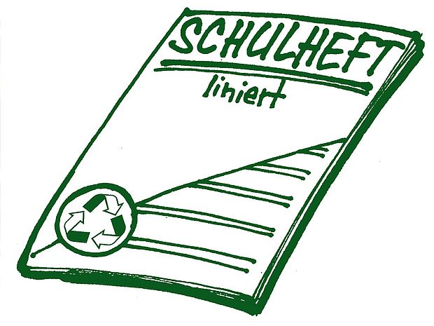 Schulhefte aus Recyclingpapier ©Özis Comix Studio