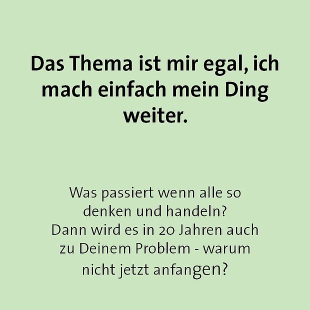 Buzzword-Bingo Karte 8: Das Thema ist mir egal, ich mach einfach mein Ding weiter