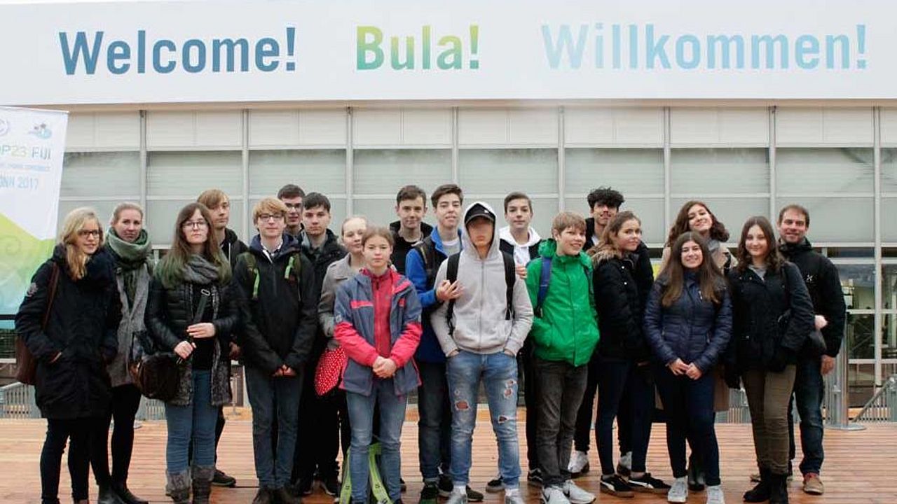 Kölner Schule bei der Klimakonferenz in Bonn ©OroVerde – Stefanie Korndörfer