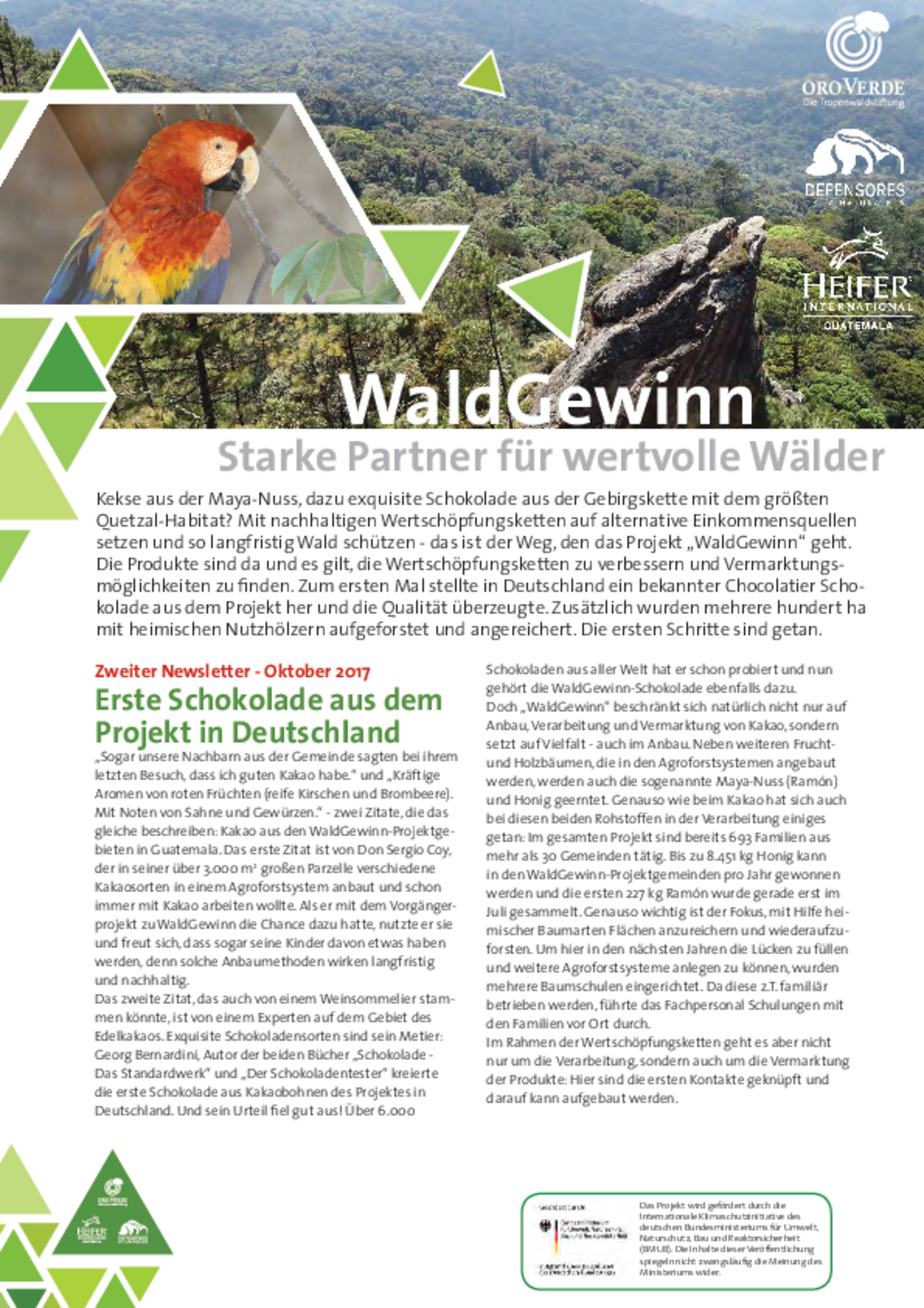 WaldGewinn-Fortschritte-Nachhaltige Wertschöpfungskette