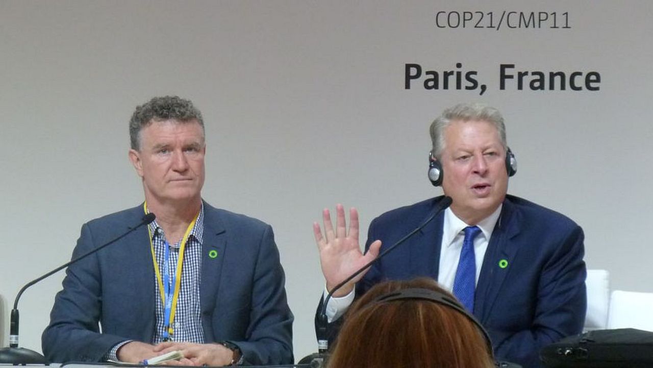 Al Gore war bei der COP21 auch dabei