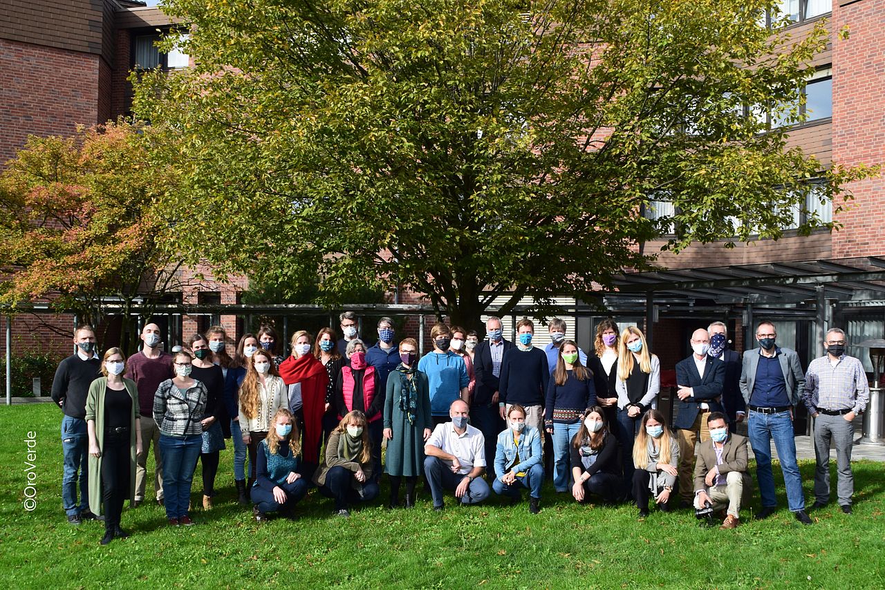 Das Team von OroVerde bei der Stiftungsratsitzung, auf der das Leitbild entwickelt wurde.