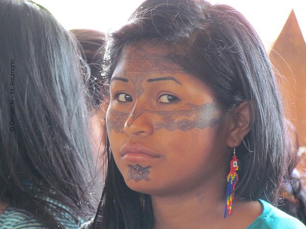 Indigene aus Sarayaku in Ecuador ©OroVerde - M. Baumann