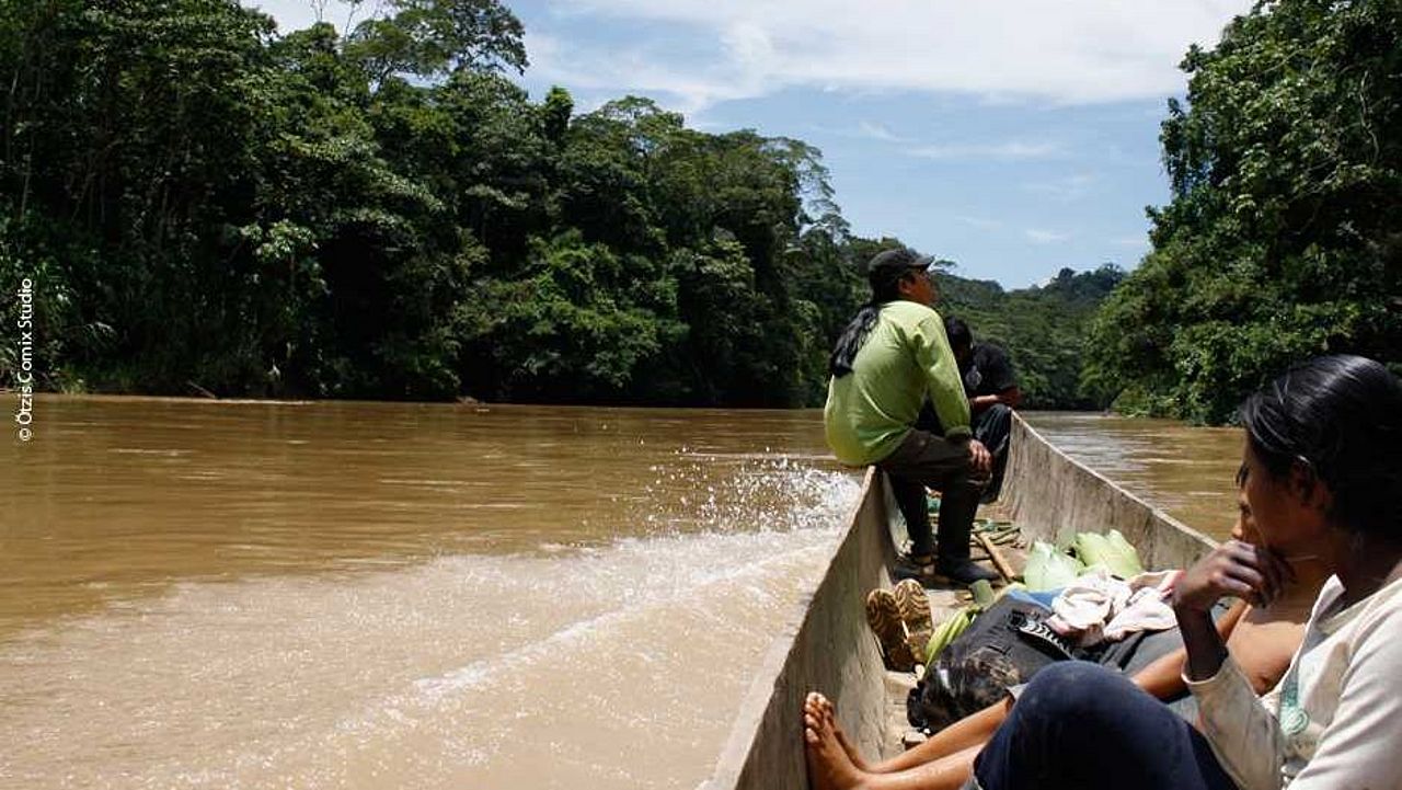 Indigene im Amazonas-Regenwald