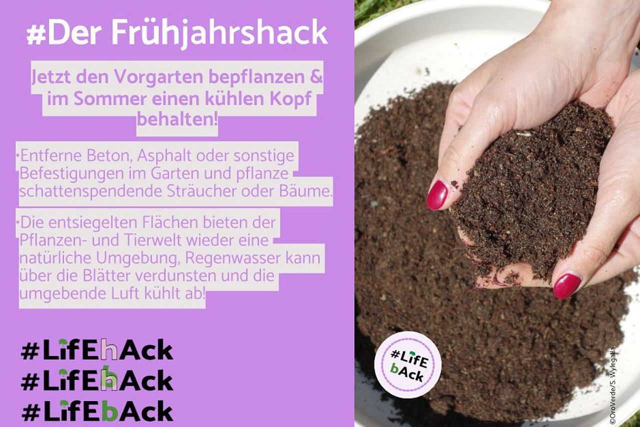 Lifehack Lifeback: Tipps für klimafreundlichen Alltag ©OroVerde Lifehack Lifeback: Tipps für klimafreundlichen Alltag ©OroVerde