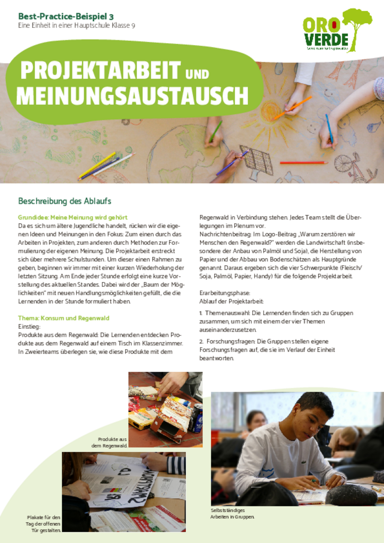 Best-Practice 3 Die Meinung formulieren