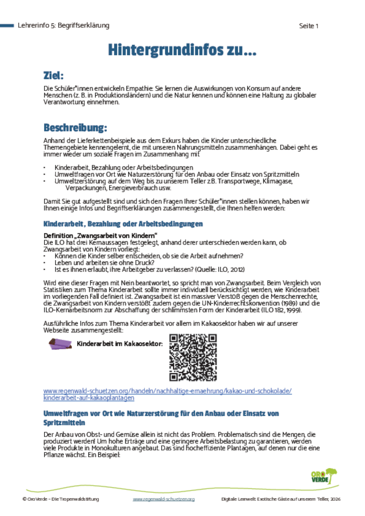 Lehrerinfo Begriffserklärung