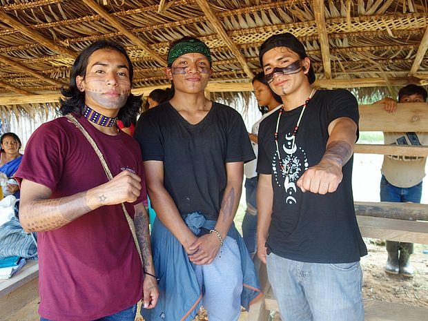 Indigene Rapper in Sarayaku 