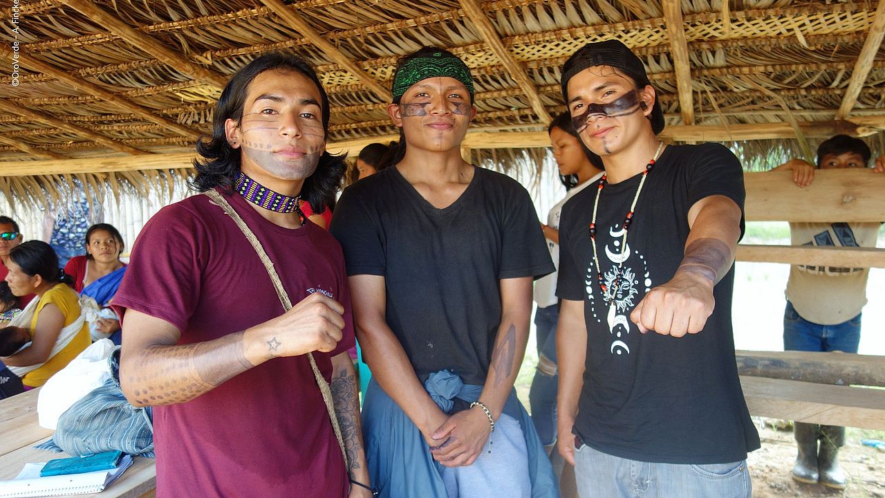 Indigene Rapper in Sarayaku ©OroVerde - A. Fincke