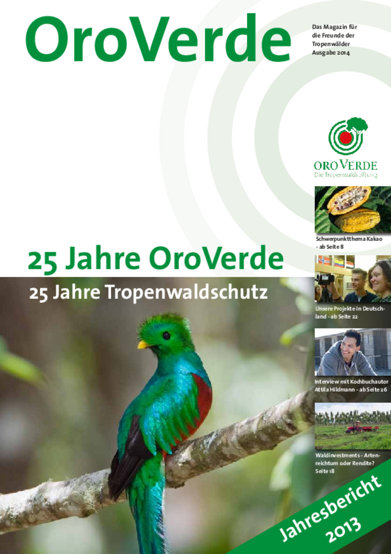 OroVerde-Magazin 2014