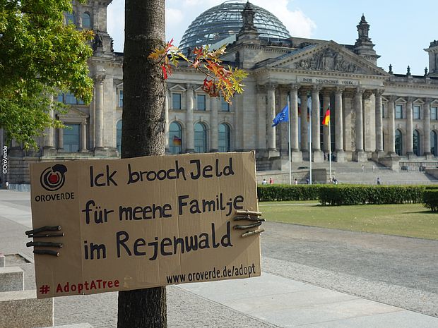 Adopt A Tree-Kampagne in Berlin