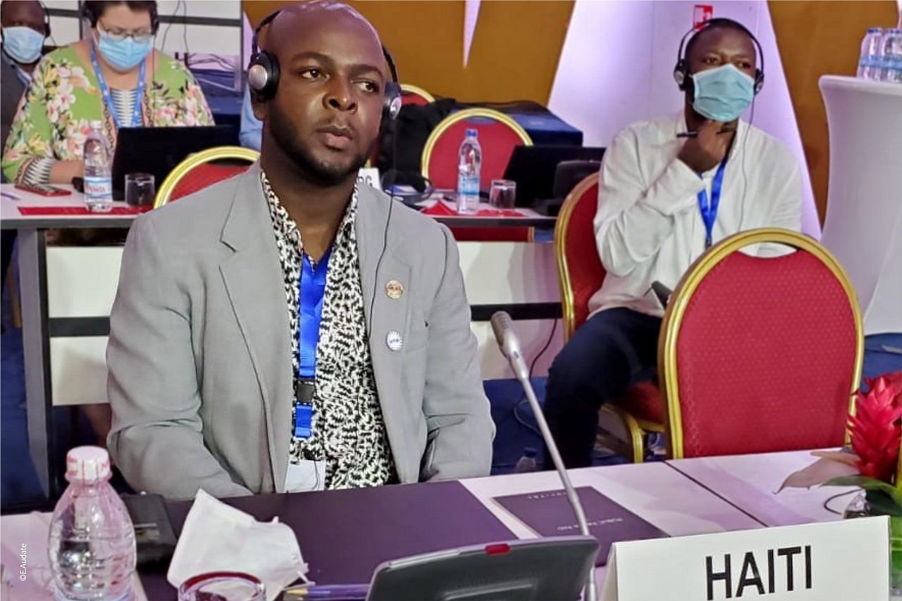 Interview mit Eder Audate, nationale Kontaktperson für das Übereinkommen der Vereinten Nationen zur Bekämpfung der Wüstenbildung (UNCCD) in Haiti.