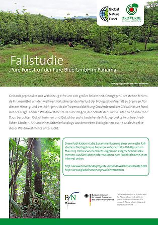 Waldinvestment-Projekt "Pure Forest 01"