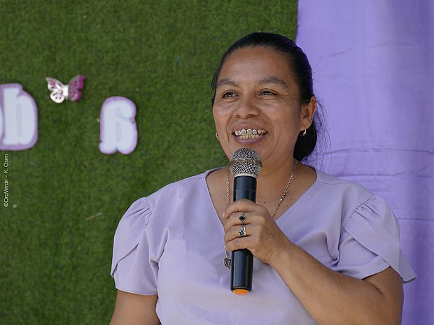 Lehrerin Doña Odilia aus La Lucha
