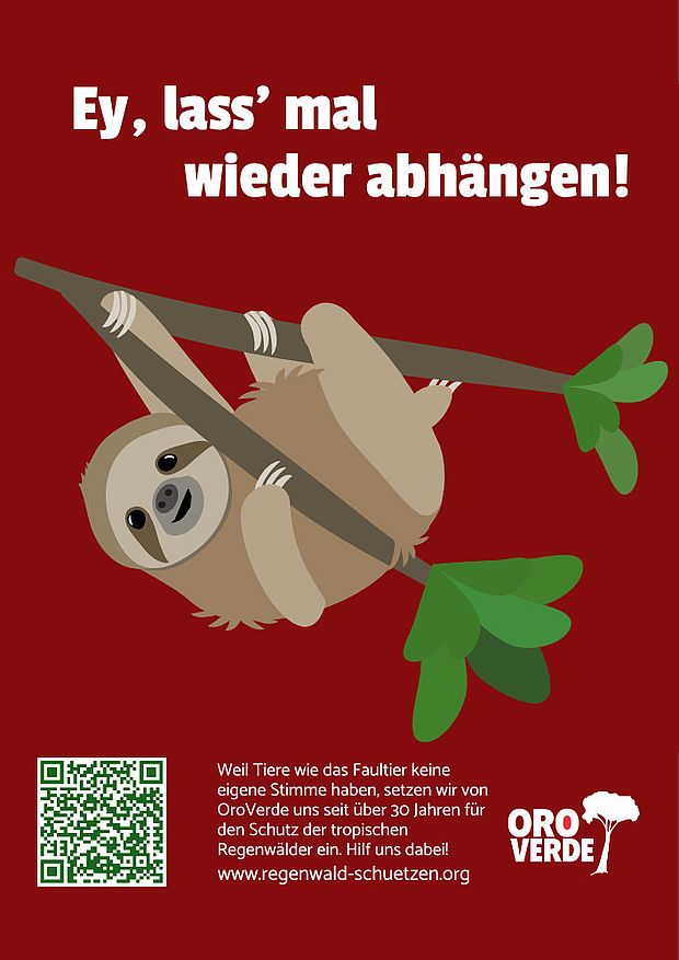 Freianzeige Faultier: Ey, lass' mal wieder abhängen!