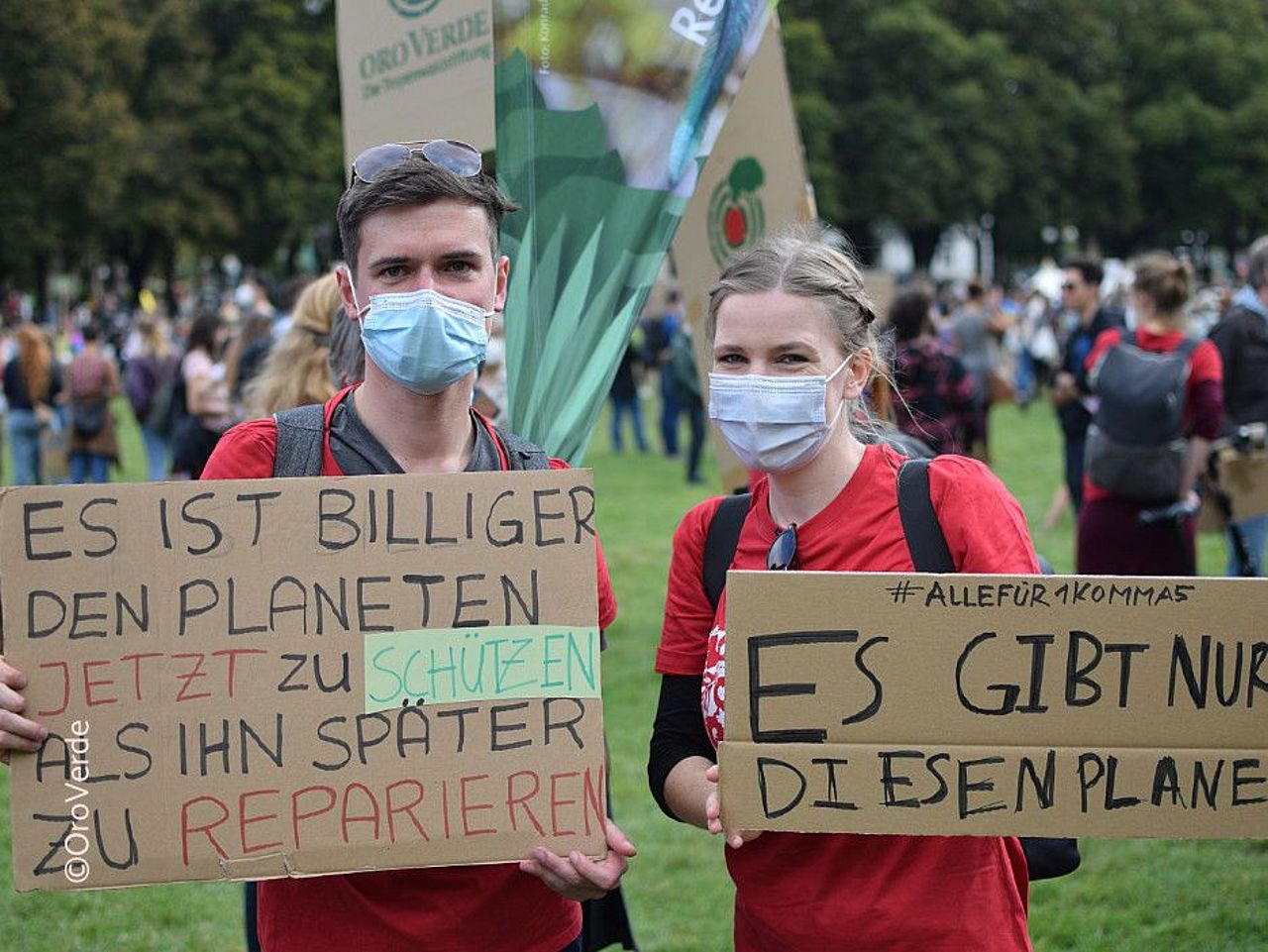 BFDler*innen beim Klimastreik in Bonn 2021 ©OroVerde