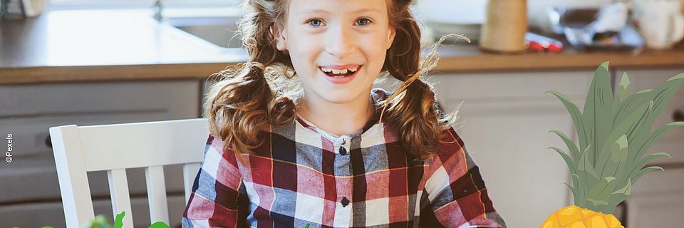 Unterrichtsmaerial erklärt die Herkunft von Obst und Gemüse