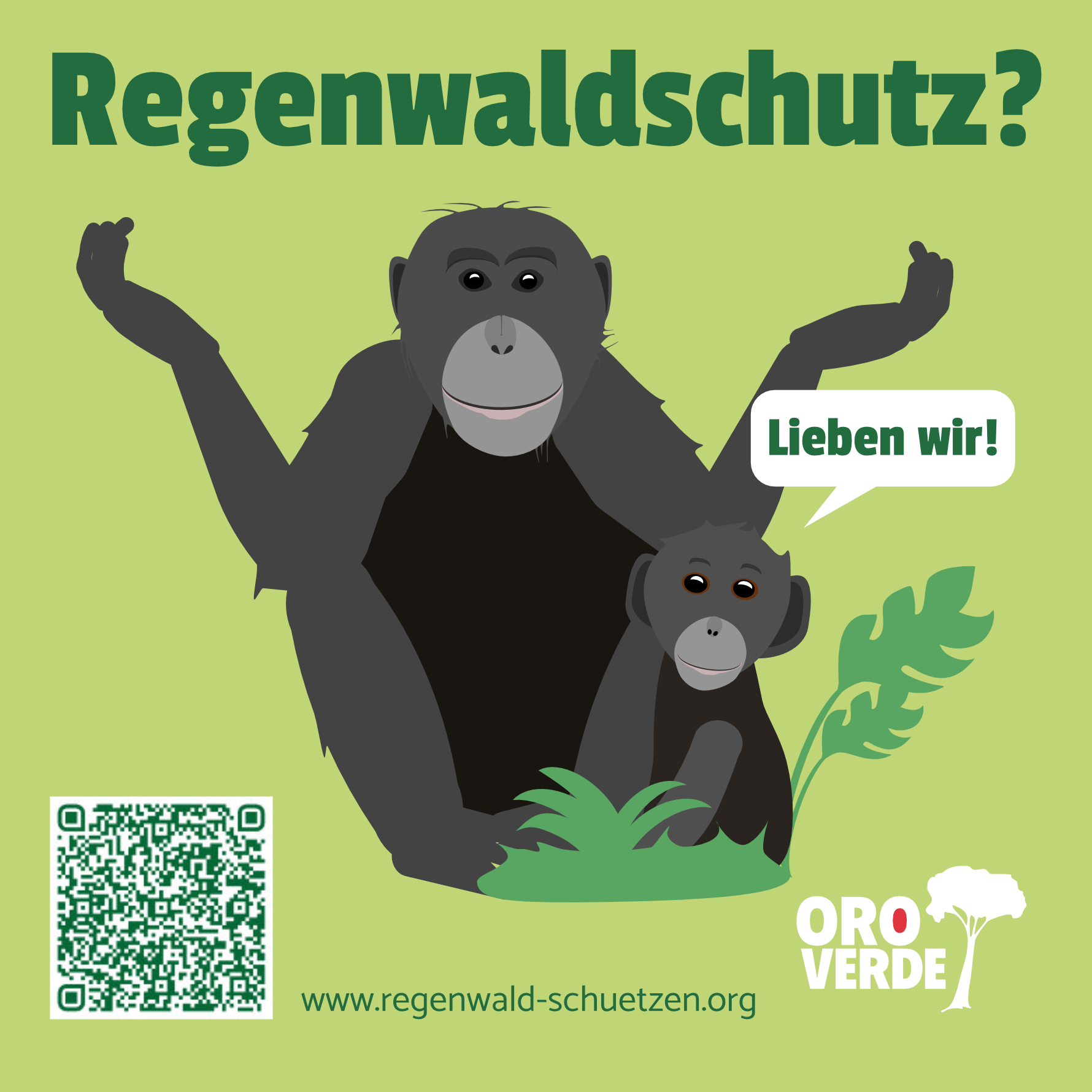 Bonobo-Sticker zum Bestellen