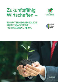 Bestellen Sie den Leitfaden Unternehmensguide für Engagement für Wald und Klima.