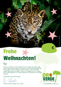 Jaguar-Urkunde Weihnachten