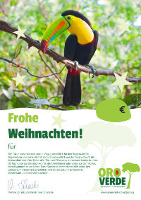 Tukan-Urkunde Weihnachten