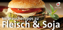 Verbrauchertipps zu Soja und Fleisch Soja und Fleisch Verbraucherflyer