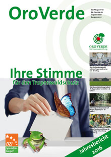 Titel OroVerde-Magazin 2017 OroVerde-Magazin 2017 mit Tätigkeitsbericht von 2016